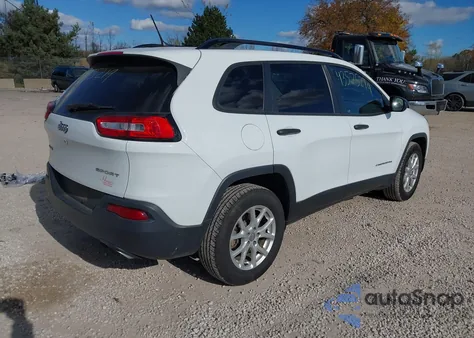 2017 Jeep Cherokee Sport 4X4 from USA, damaged, VIN 1C4PJMAS6HW622744